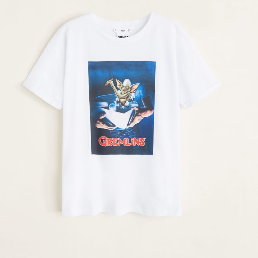 NWT Mango Gremlins cotton t-shirt - Picture 4 of 6